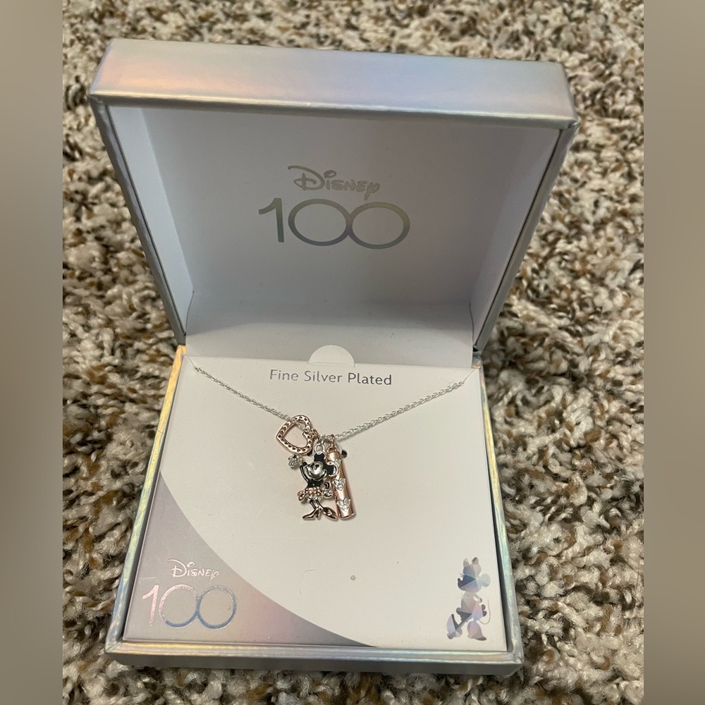 Disney 100 Rose Gold Necklace